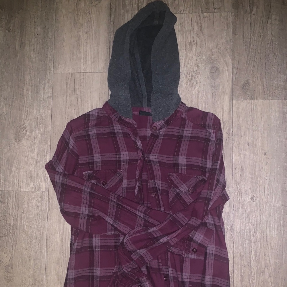 purple empyre flannel